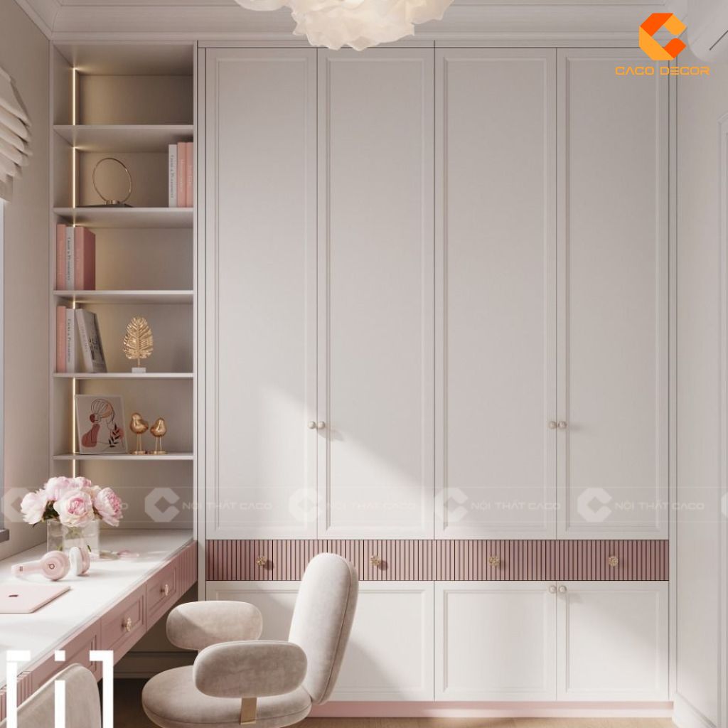  Tủ Quần Áo Gỗ Rẻ Bền Đẹp - Mẫu Mới Tại Nội Thất CaCo 13