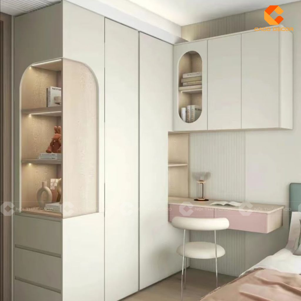  Tủ Quần Áo Gỗ Rẻ Bền Đẹp - Mẫu Mới Tại Nội Thất CaCo 16