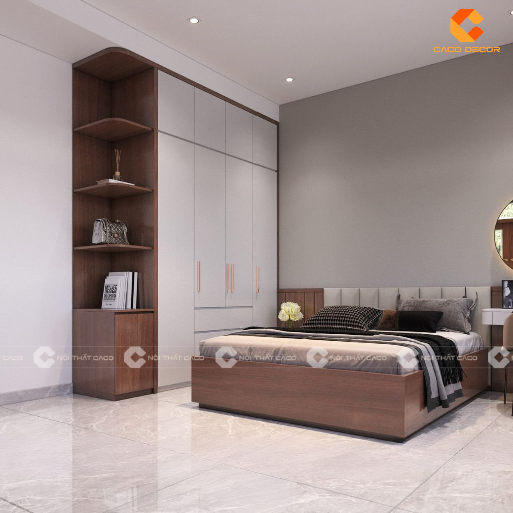 Mẫu Tủ Quần Áo Gỗ Công Nghiệp Phủ Melamine Giá Rẻ Tại TPHCM 3