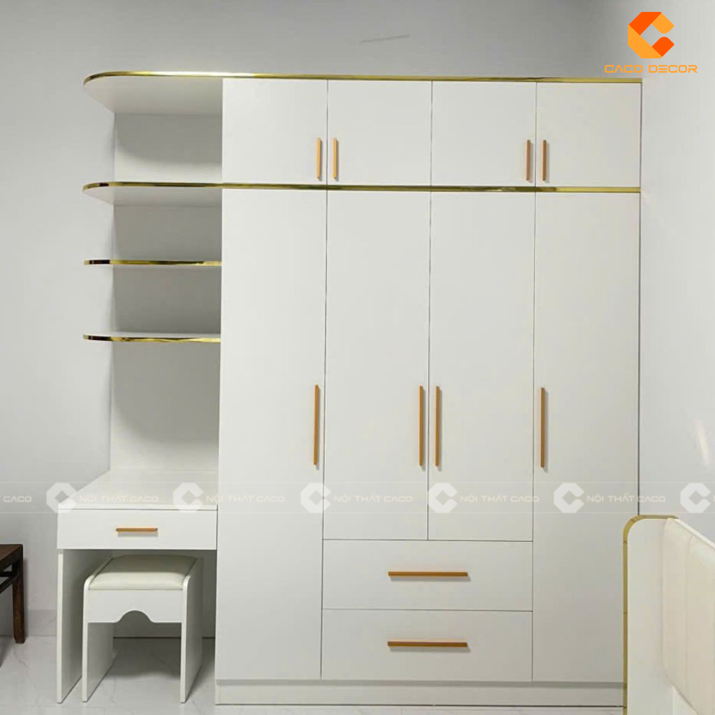 Mẫu Tủ Quần Áo Gỗ Công Nghiệp Phủ Melamine Giá Rẻ Tại TPHCM 18