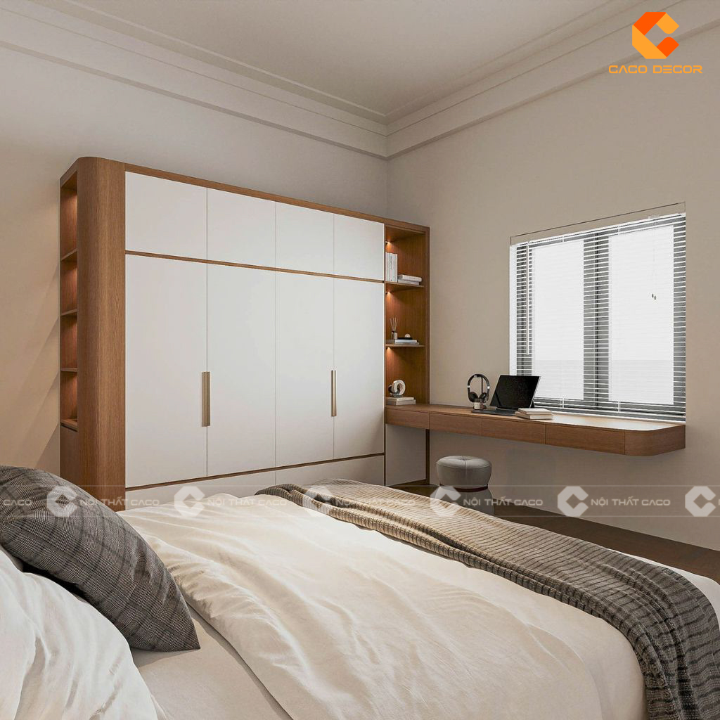 Mẫu Tủ Quần Áo Gỗ Công Nghiệp Phủ Melamine Giá Rẻ Tại TPHCM 7