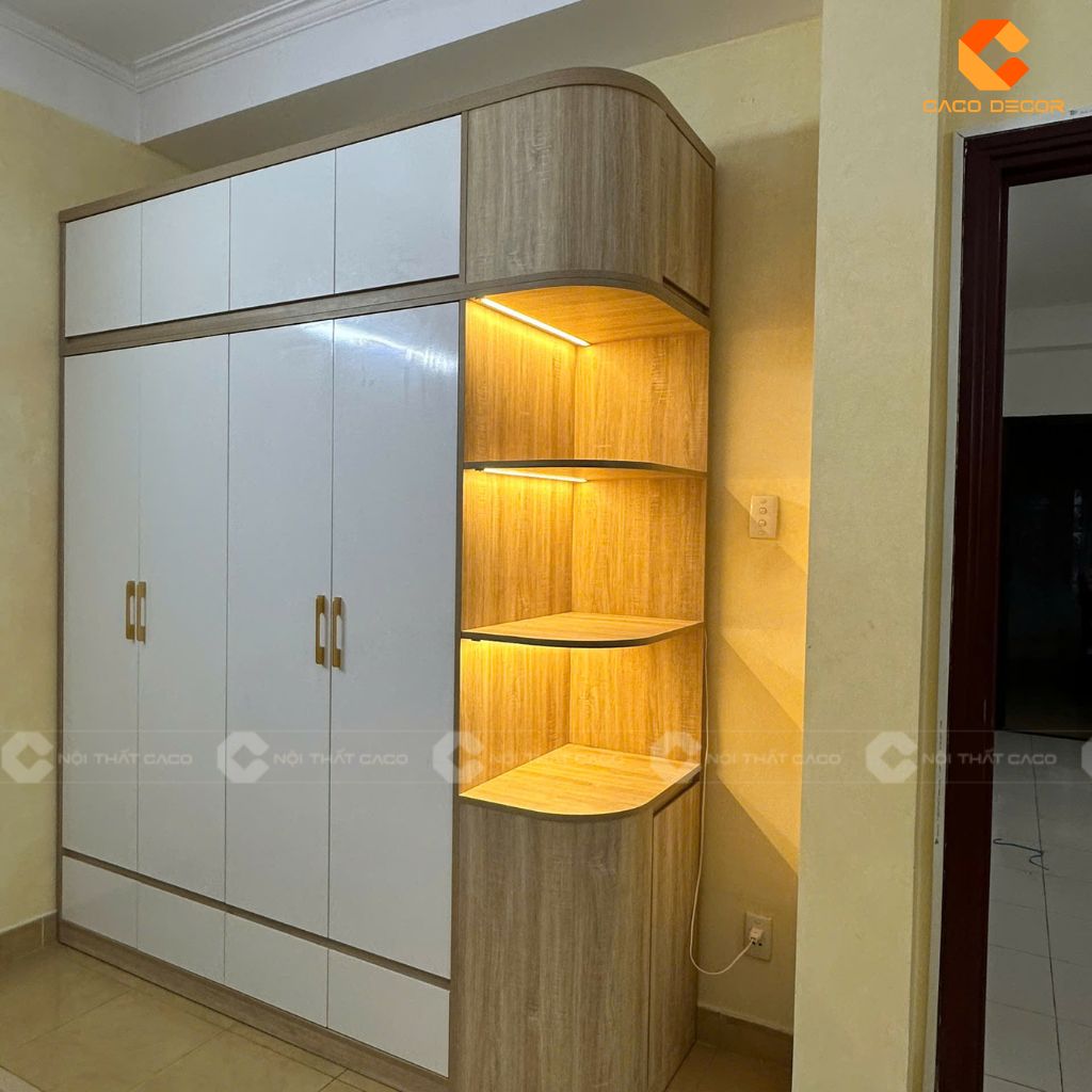 Ảnh thực tế bàn giao tủ áo kịch trần