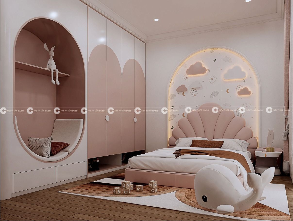 Top 10+ thiết kế phòng ngủ màu hồng mới nhất 2022 - Nội thất IRIS