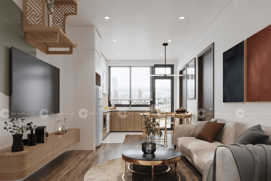 Thiết kế thi công nội thất chung cư Grand View Bình Dương- chị Trang