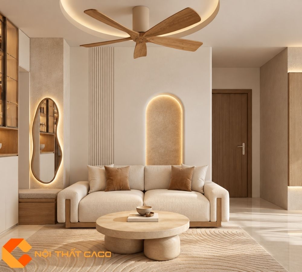 Thiết Kế Nội Thất Chung Cư 2 Phòng Ngủ Chị Tina Thảo Tại Vinhomes Grand Park