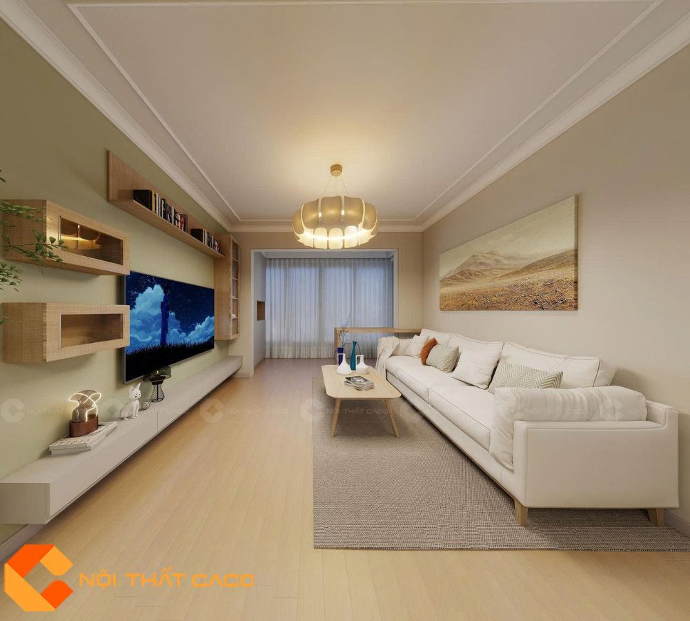 Thiết Kế Nội Thất Căn Hộ 65m2 Phong Cách Nhật - Bắc Âu