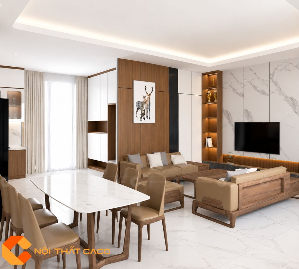 Thiết Kế Nội Thất Chung Cư Hiện Đại Phường Bình Đông