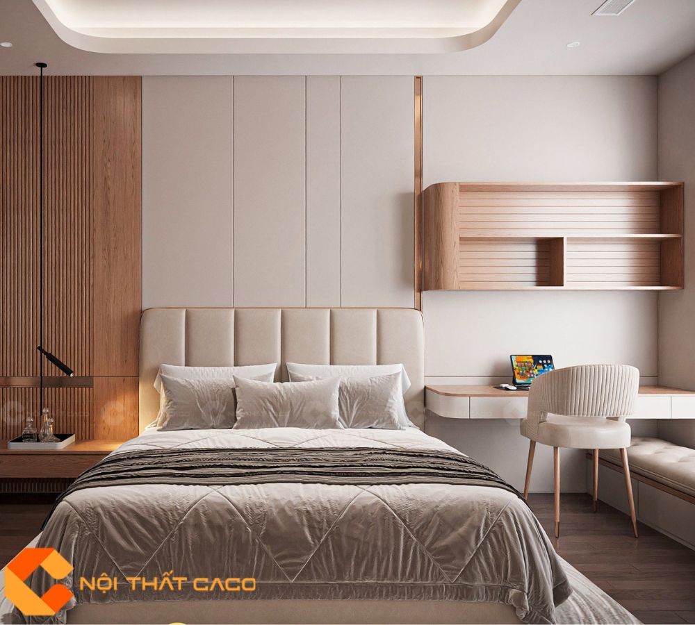 Thiết Kế Nội Thất Phòng Ngủ Cho Chị Nga Tại Xã Nhà Bè