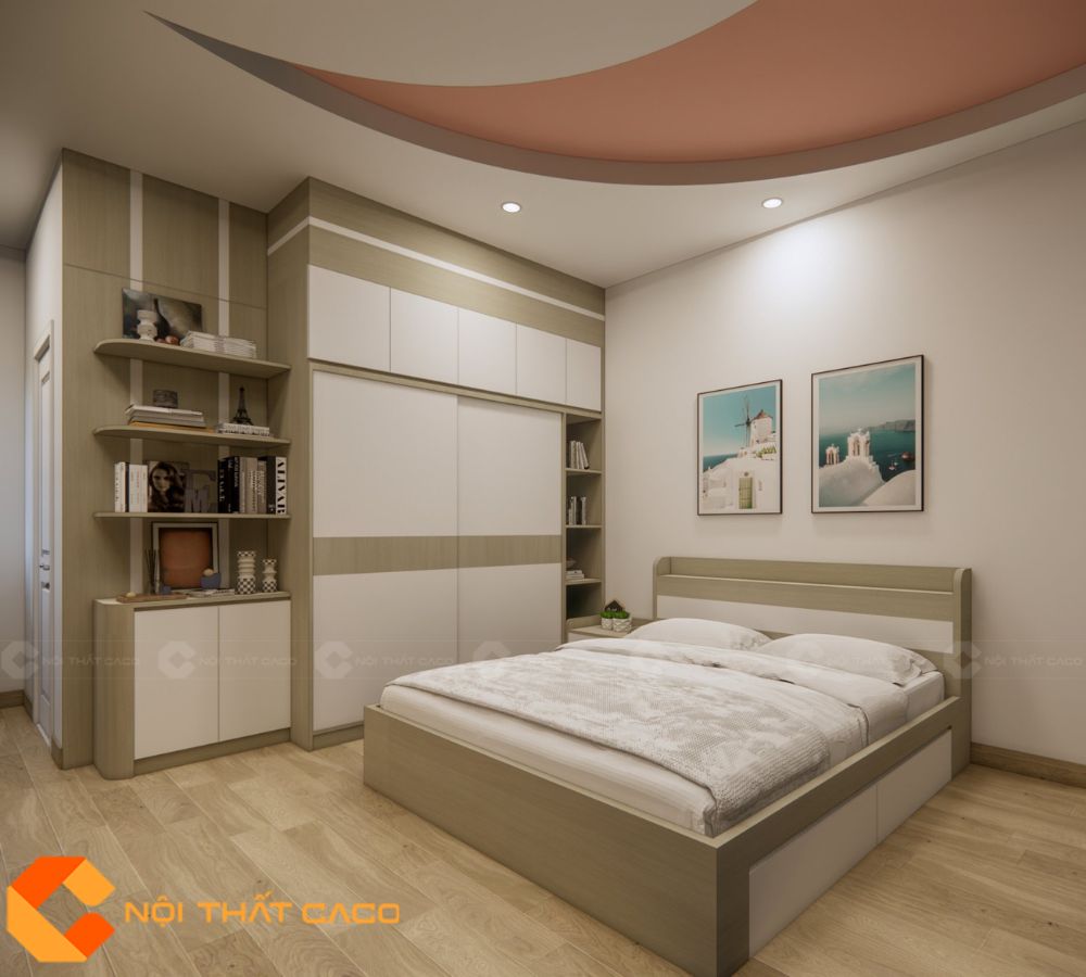 Thiết Kế Nội Thất Phòng Ngủ Master Hiện Đại Tại Xã Bình Hưng
