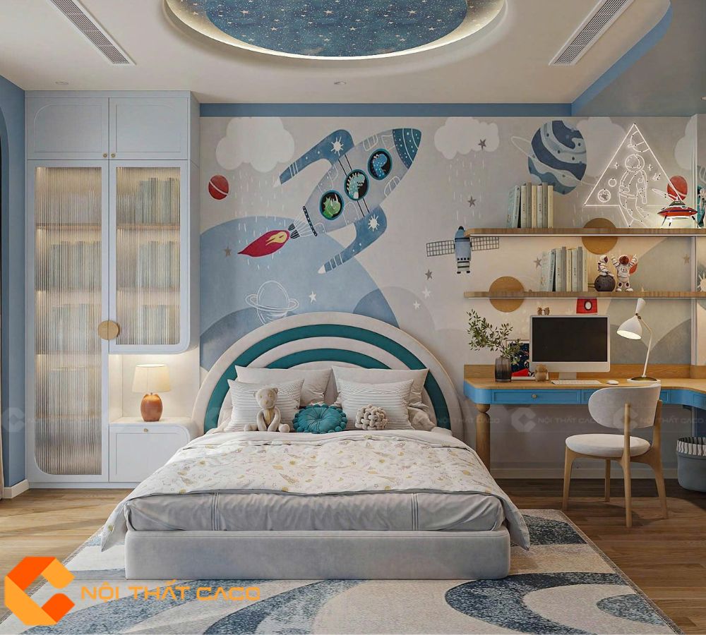 Thiết Kế Nội Thất Phòng Trẻ Em Hiện Đại Tại Phường Gò Vấp