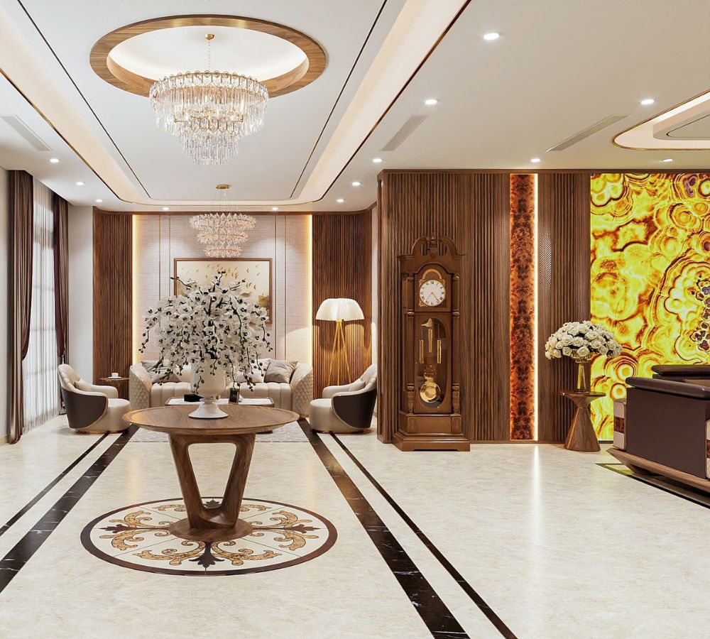 thiết kế nội thất phòng khách, thiết kế phòng khách, mẫu phòng khách đẹp 1