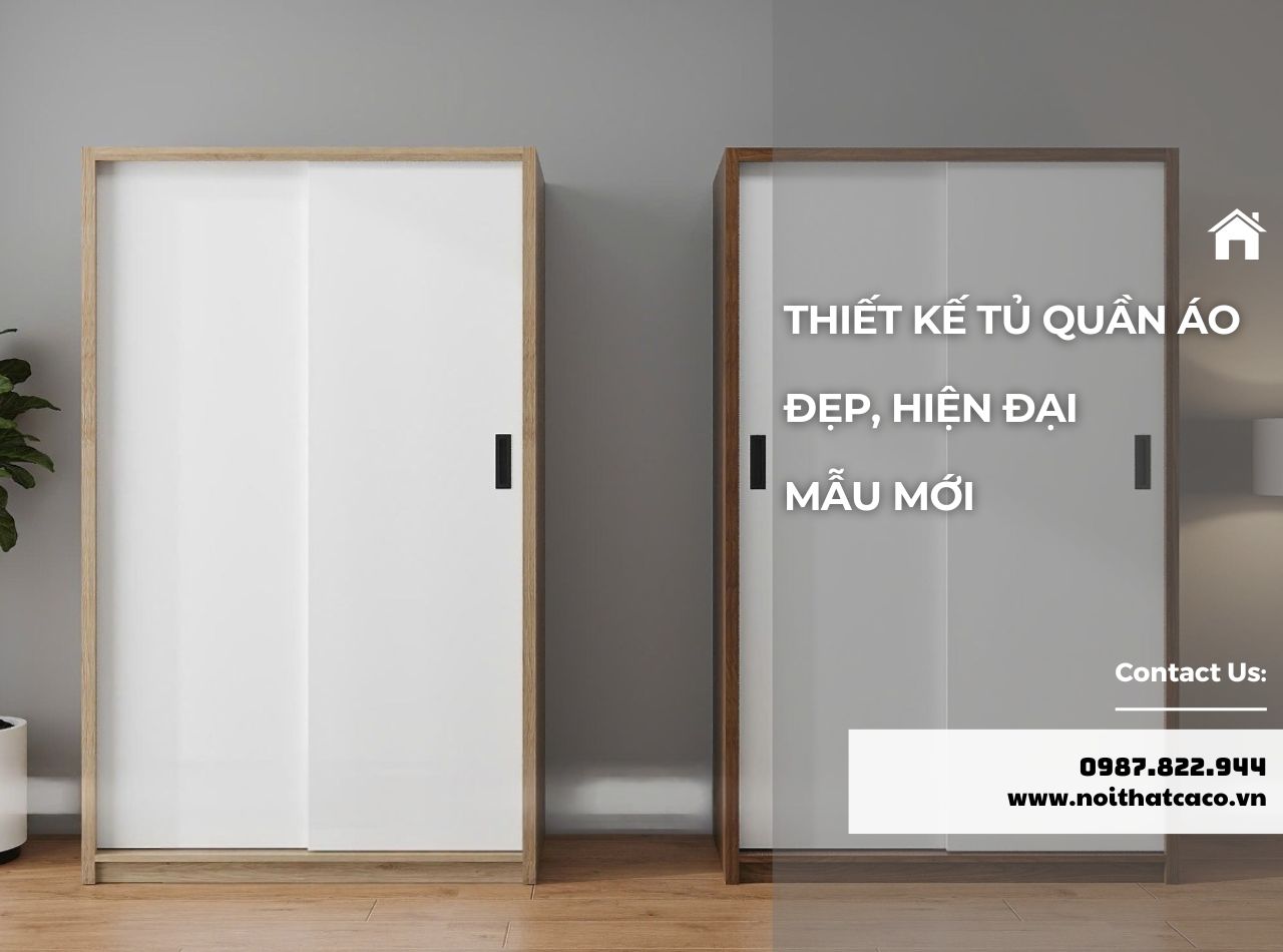 20+ Mẫu Thiết Kế Tủ Quần Áo Đẹp Đón Đầu Xu Hướng 2025