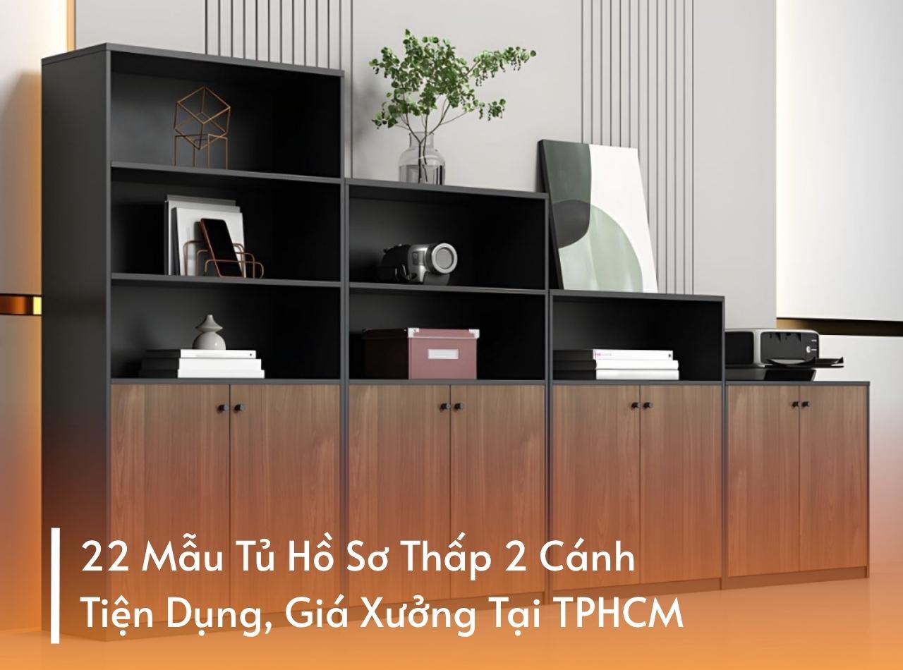 22 Mẫu Tủ Hồ Sơ Thấp 2 Cánh Tiện Dụng, Giá Xưởng Tại TPHCM