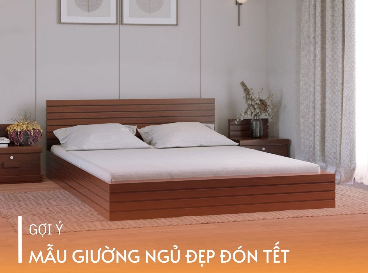 25+ Mẫu Giường Ngủ Đẹp Sang Trọng Đón Tết 2026
