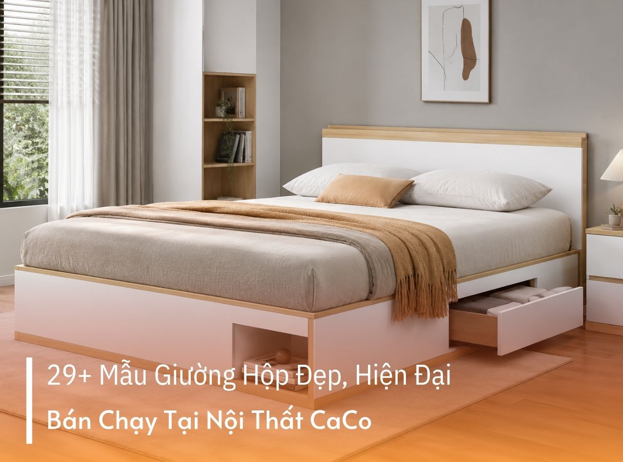 29+ Mẫu Giường Hộp Đẹp Hiện Đại, Bán Chạy Tại Nội Thất CaCo