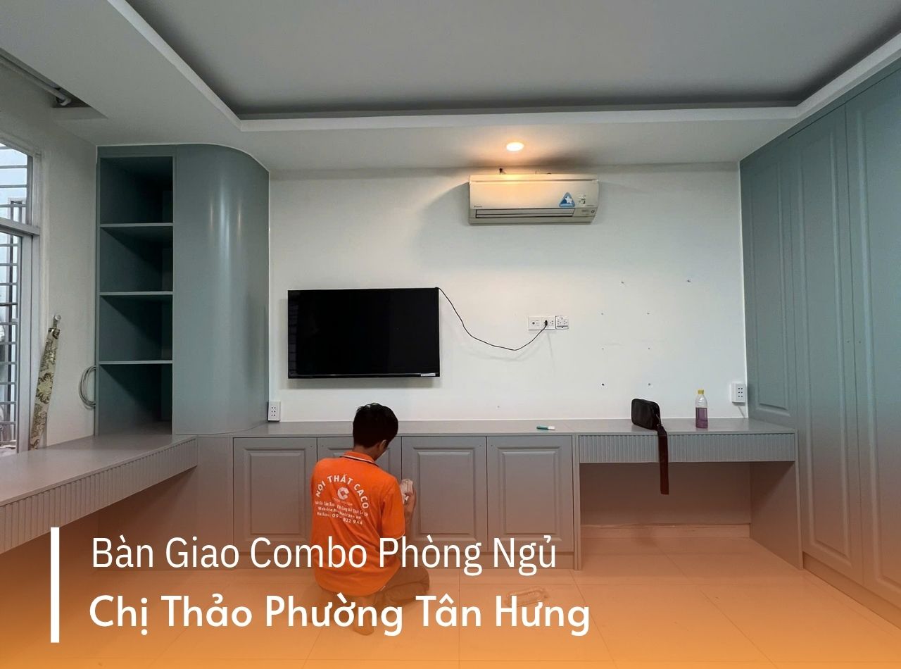 Bàn Giao Combo Phòng Ngủ Cho Chị Thảo Tại Phường Tân Hưng