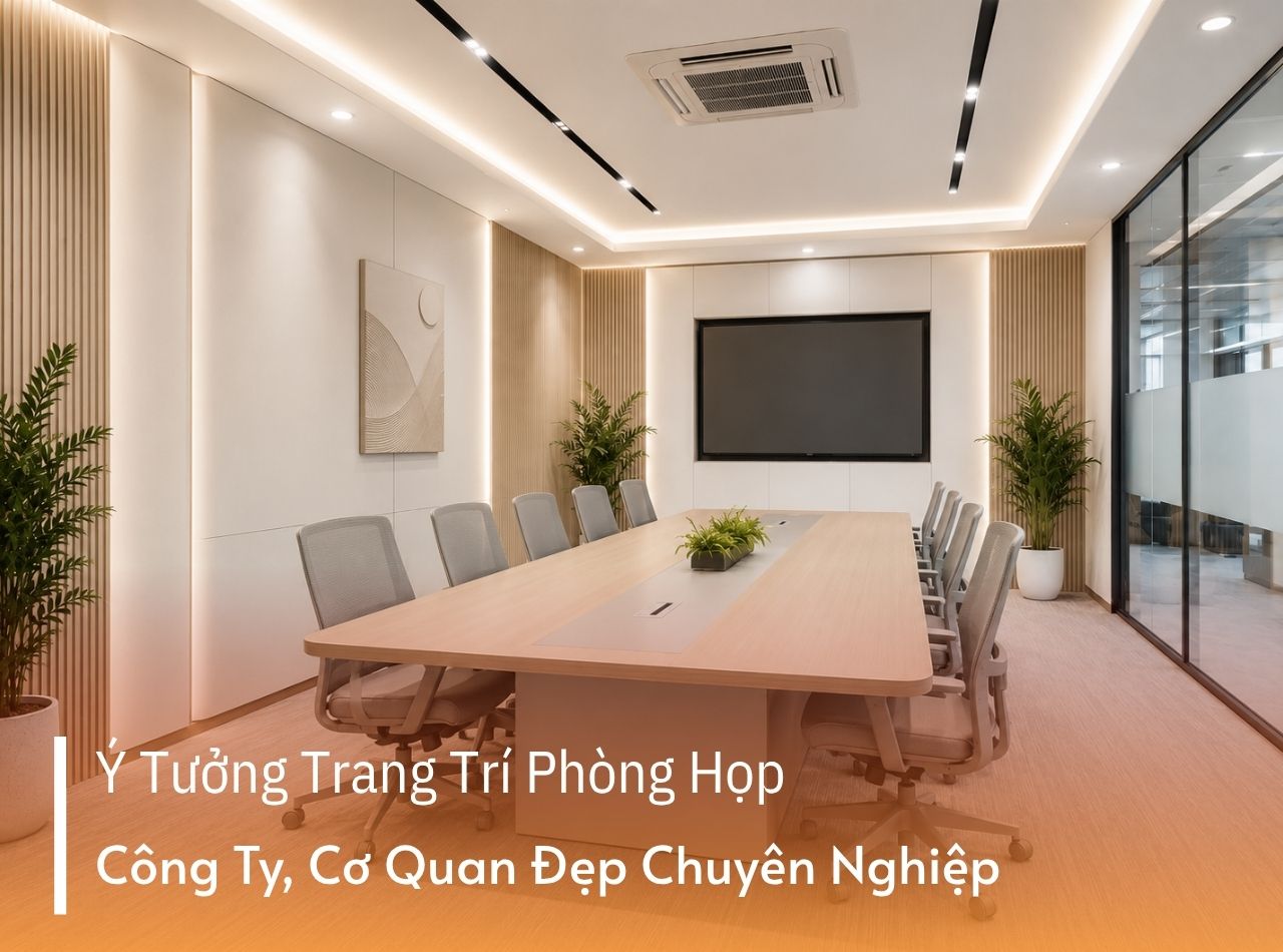Bí Quyết Trang Trí Phòng Họp Công Ty, Cơ Quan Đẹp Tiện Nghi