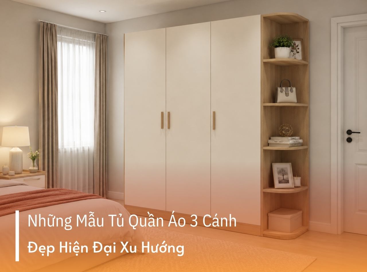 BST Mẫu Tủ Quần Áo 3 Cánh Đẹp, Hiện Đại Xu Hướng Của Năm