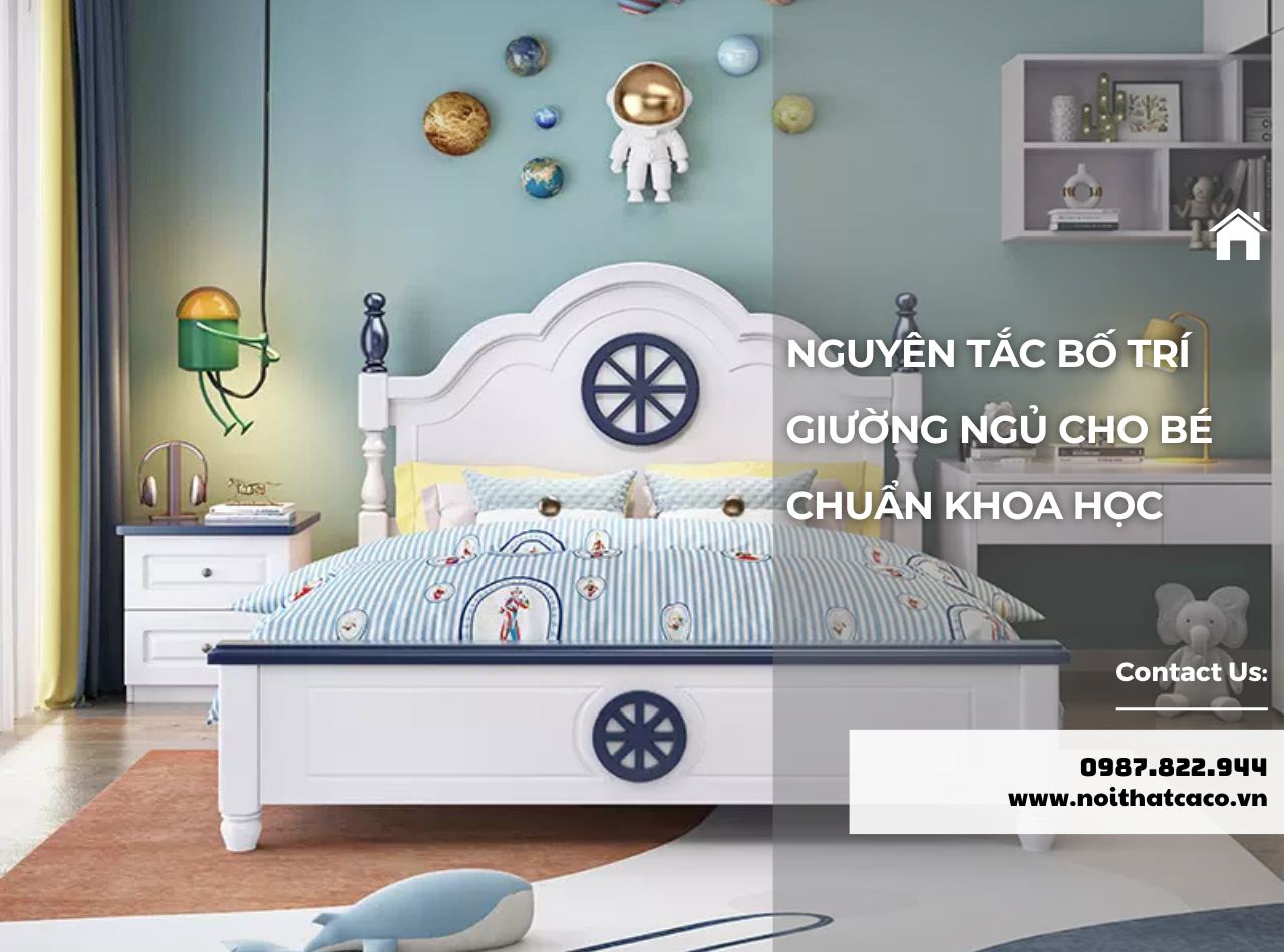 Cách Bố Trí Giường Ngủ Cho Bé Chuẩn Giúp Ngủ Ngon Hơn