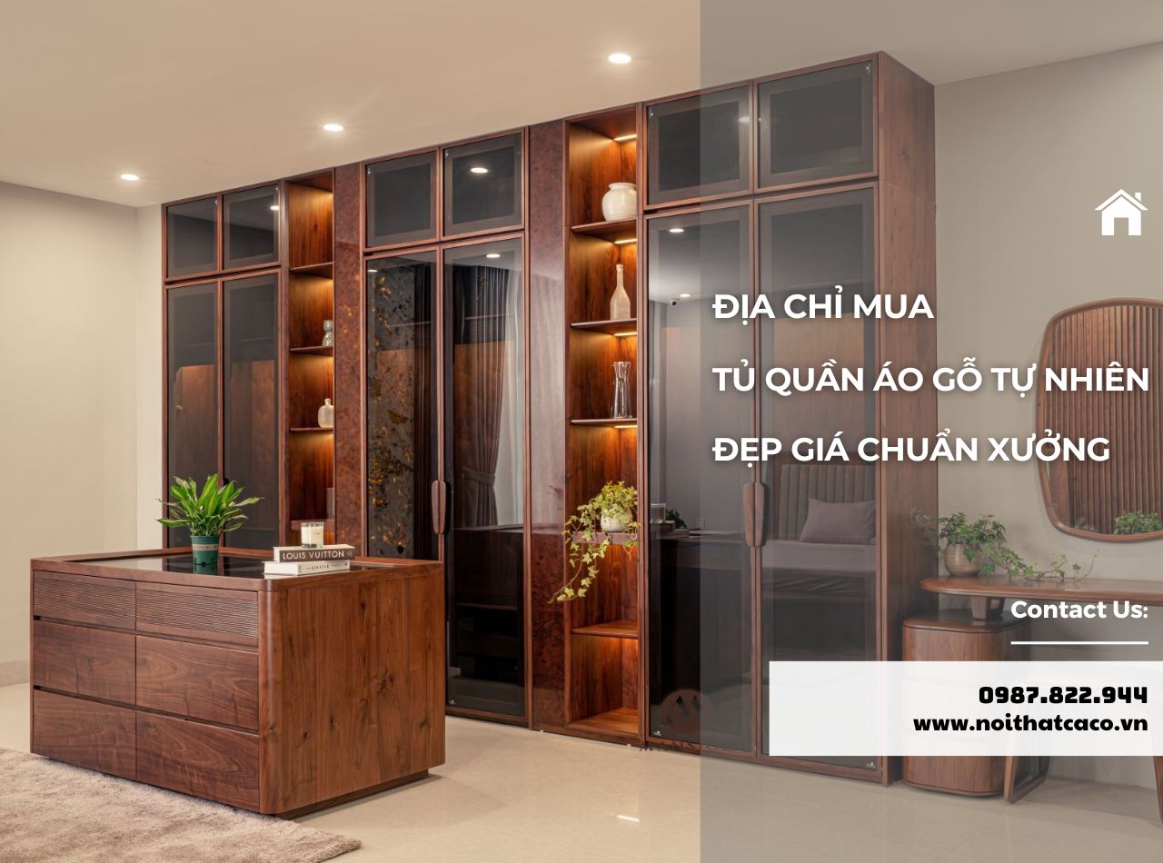 Gợi Ý Địa Chỉ Mua Tủ Quần Áo Gỗ Tự Nhiên Đẹp Chuẩn Xưởng