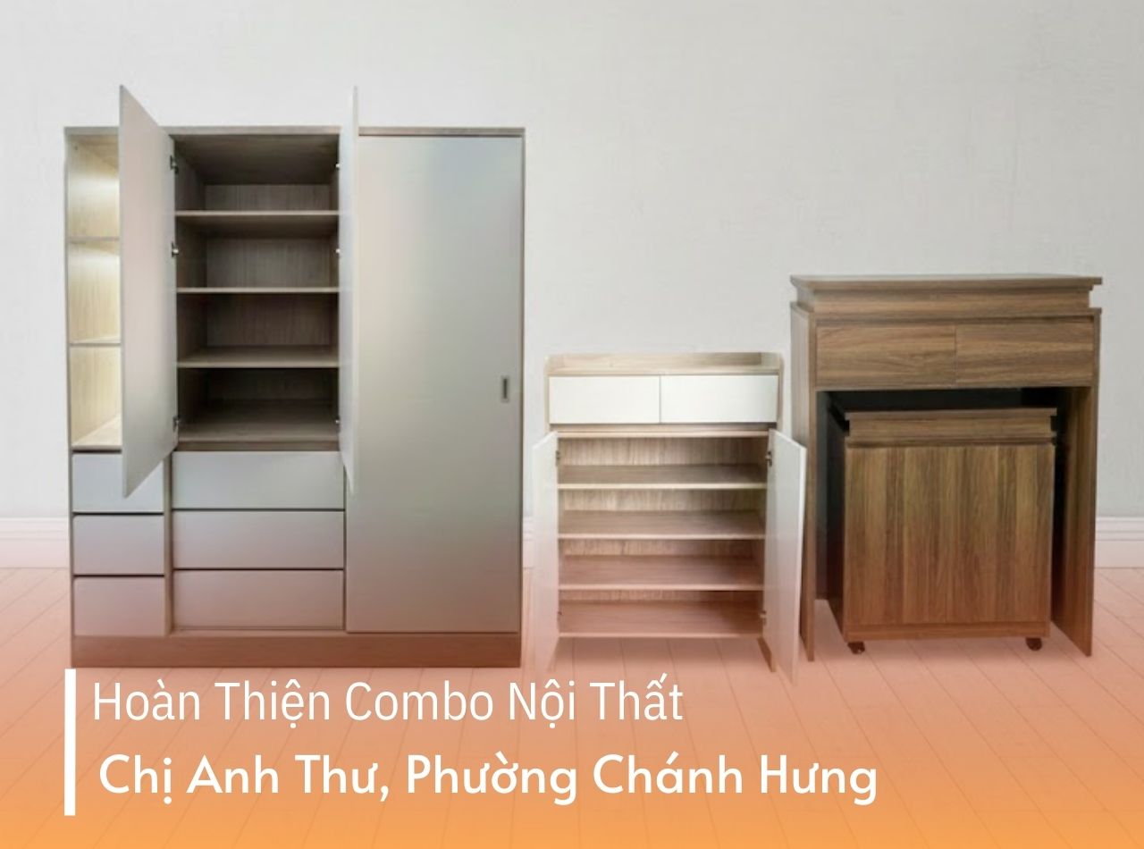 Hoàn Thiện Combo Nội Thất Cho Chị Thư Phường Chánh Hưng