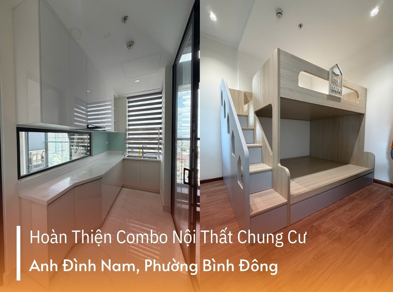 Hoàn Thiện Combo Nội Thất Chung Cư D-Aqua Phường Bình Đông