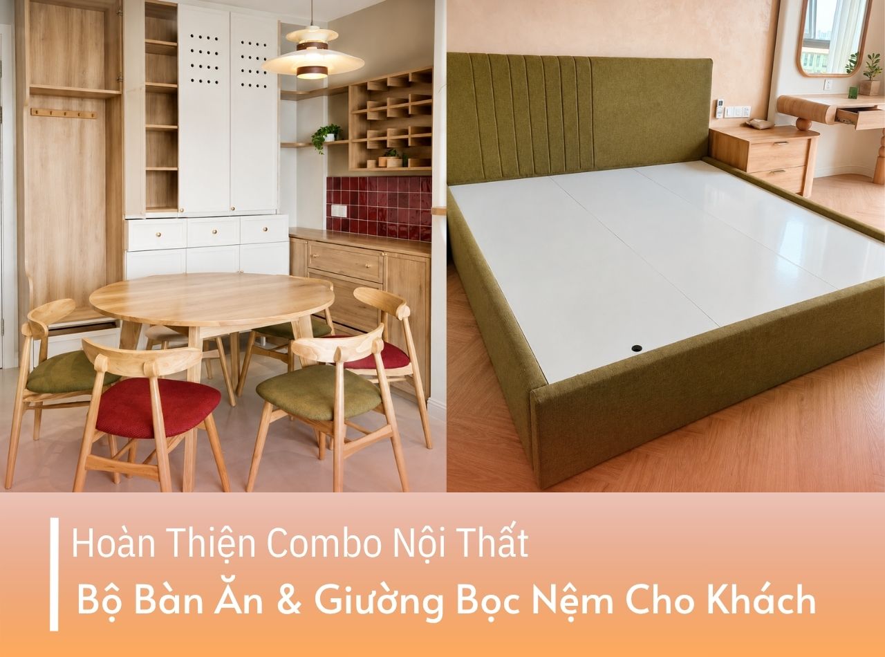 Hoàn Thiện Combo Nội Thất Căn Hộ Cho Chị Khách Tại Tân Bình