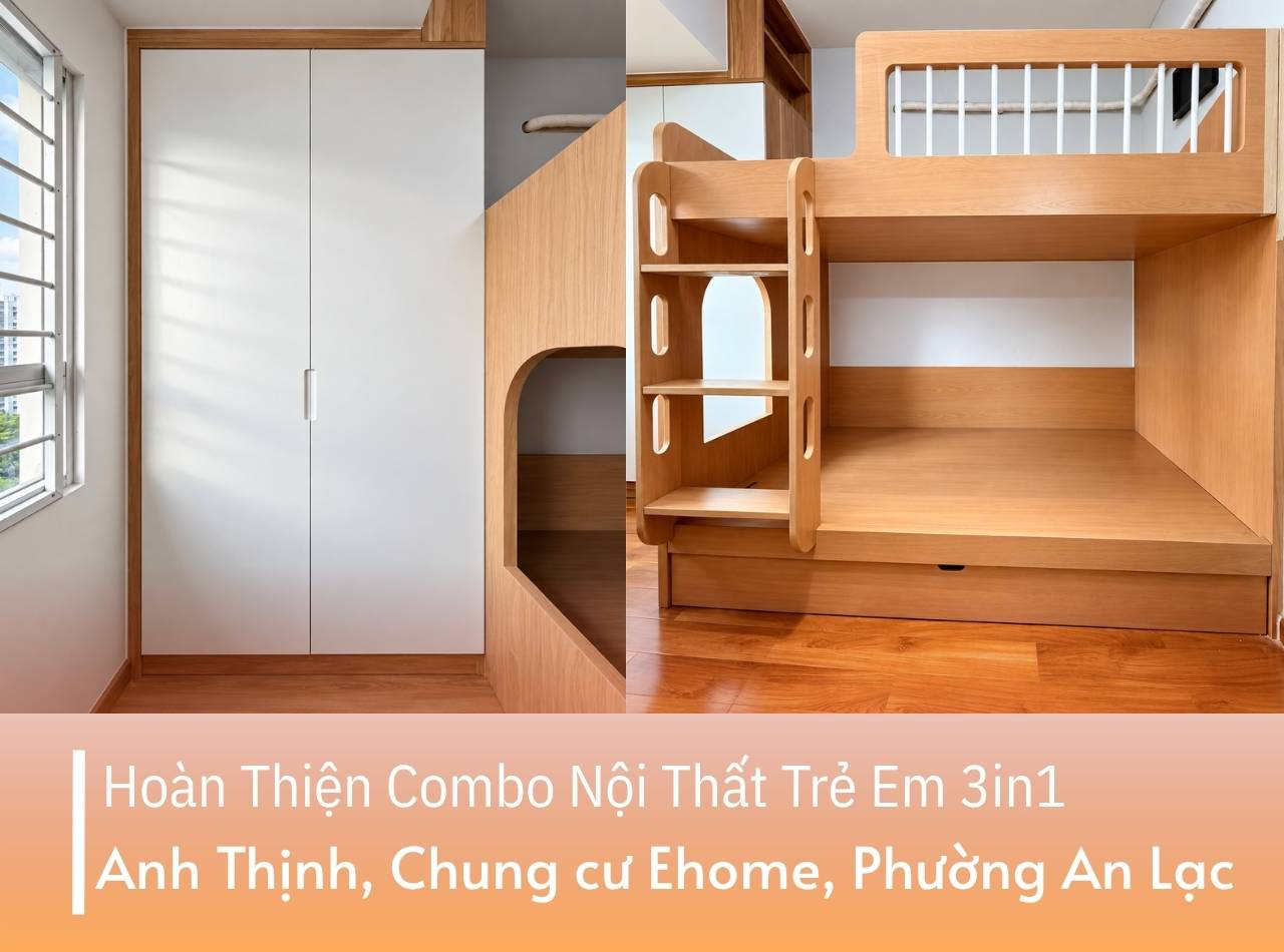 Hoàn Thiện Combo Nội Thất Trẻ Em Anh Thịnh Tại Ehome 3