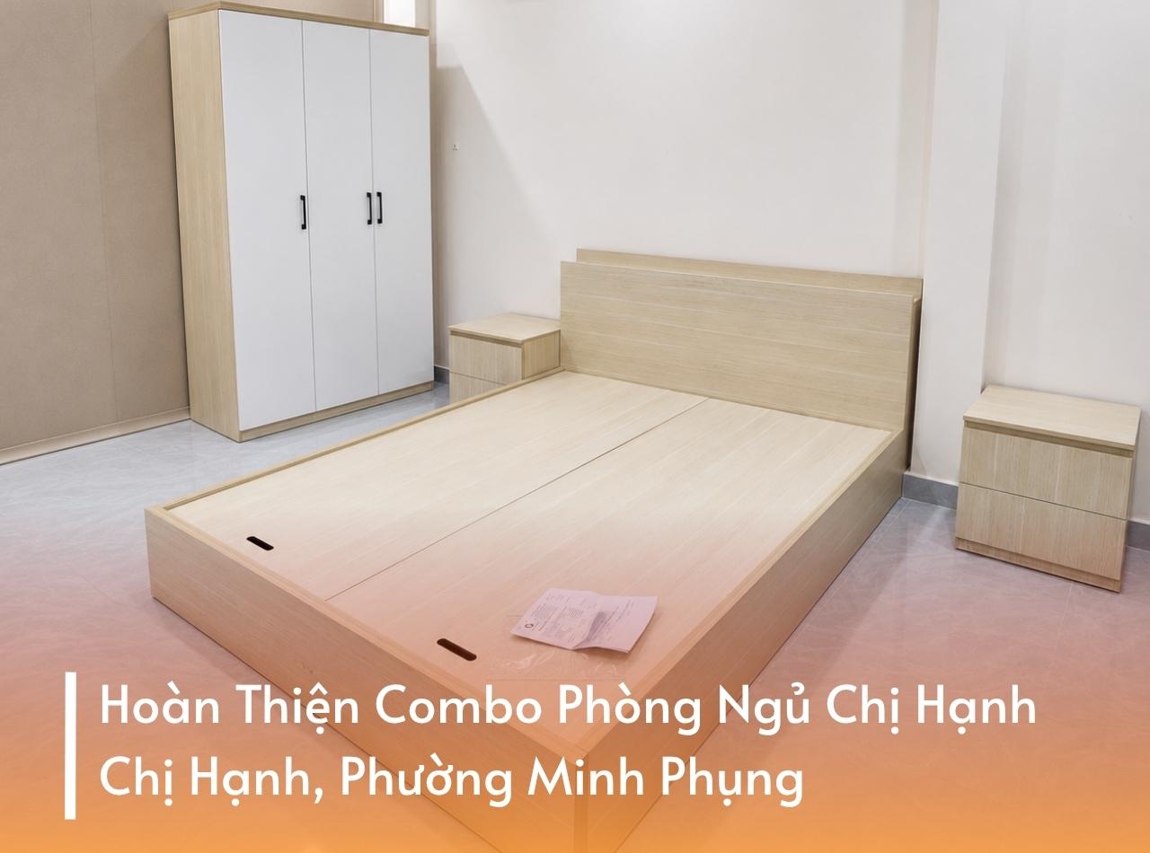 Hoàn Thiện Combo Phòng Ngủ Chị Hạnh Tại Phường Minh Phụng