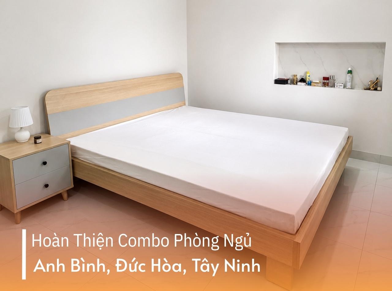 Hoàn Thiện Combo Phòng Ngủ Cho Anh Bình Tại Đức Hòa Tây Ninh