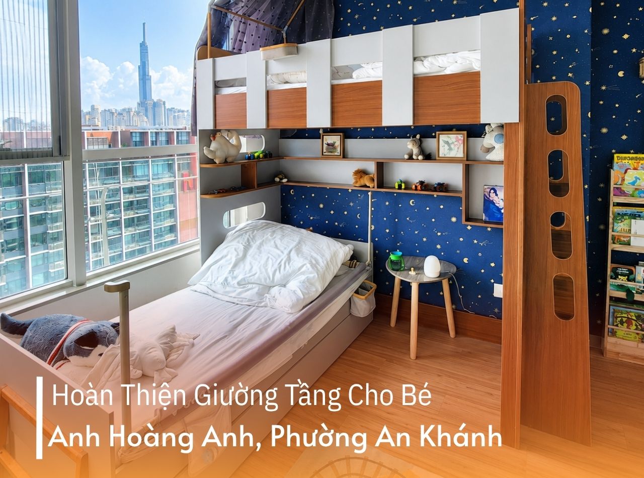 Hoàn Thiện Giường Tầng Cho Bé Tại The Zeit An Khánh
