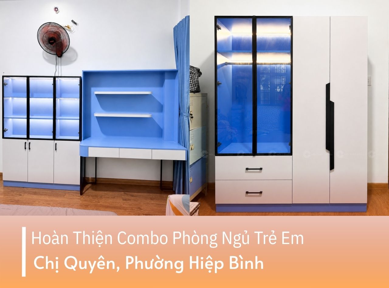 Hoàn Thiện Phòng Ngủ Trẻ Em Chị Quyên Hiệp Bình Thủ Đức