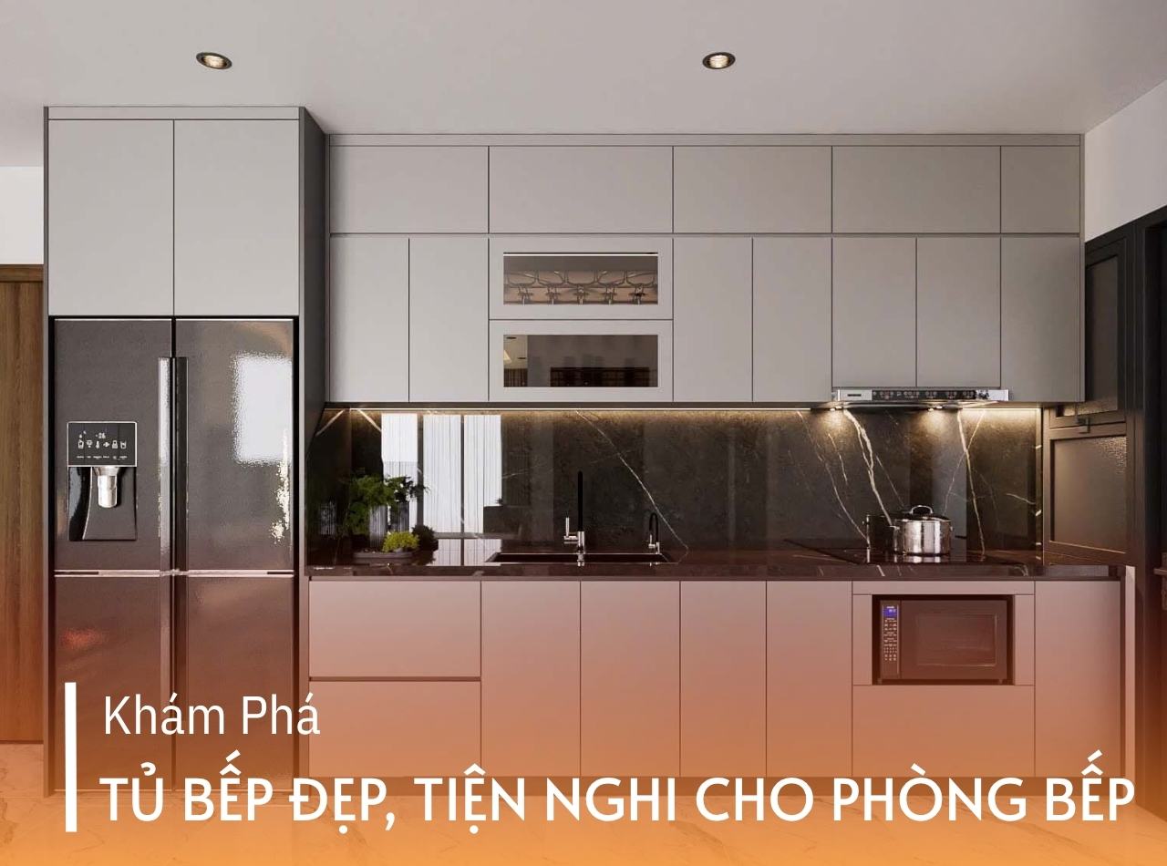 Khám Phá Mẫu Tủ Bếp Đẹp, Hiện Đại Và Tiện Nghi Cho Phòng Bếp