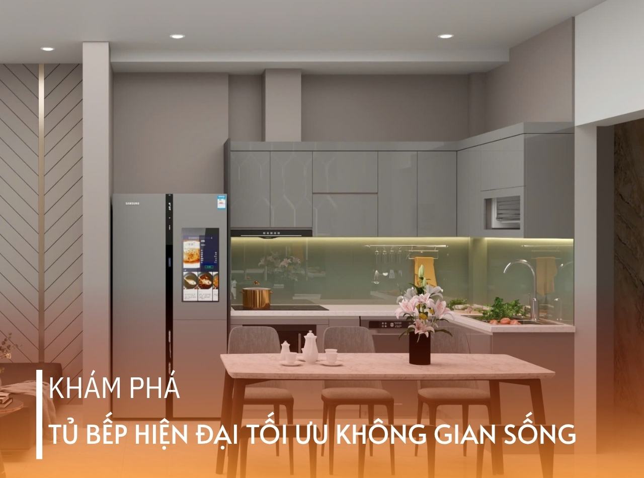 Khám Phá Tủ Bếp Hiện Đại Giúp Tối Ưu Không Gian Sống