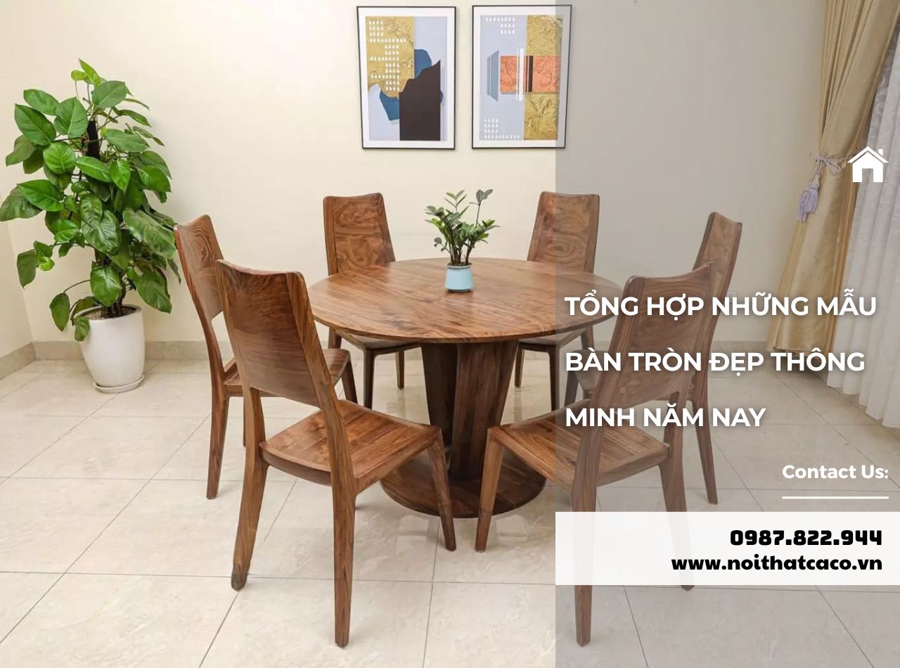 Mẫu Bàn Tròn Thông Minh Hot Nhất Năm Nay