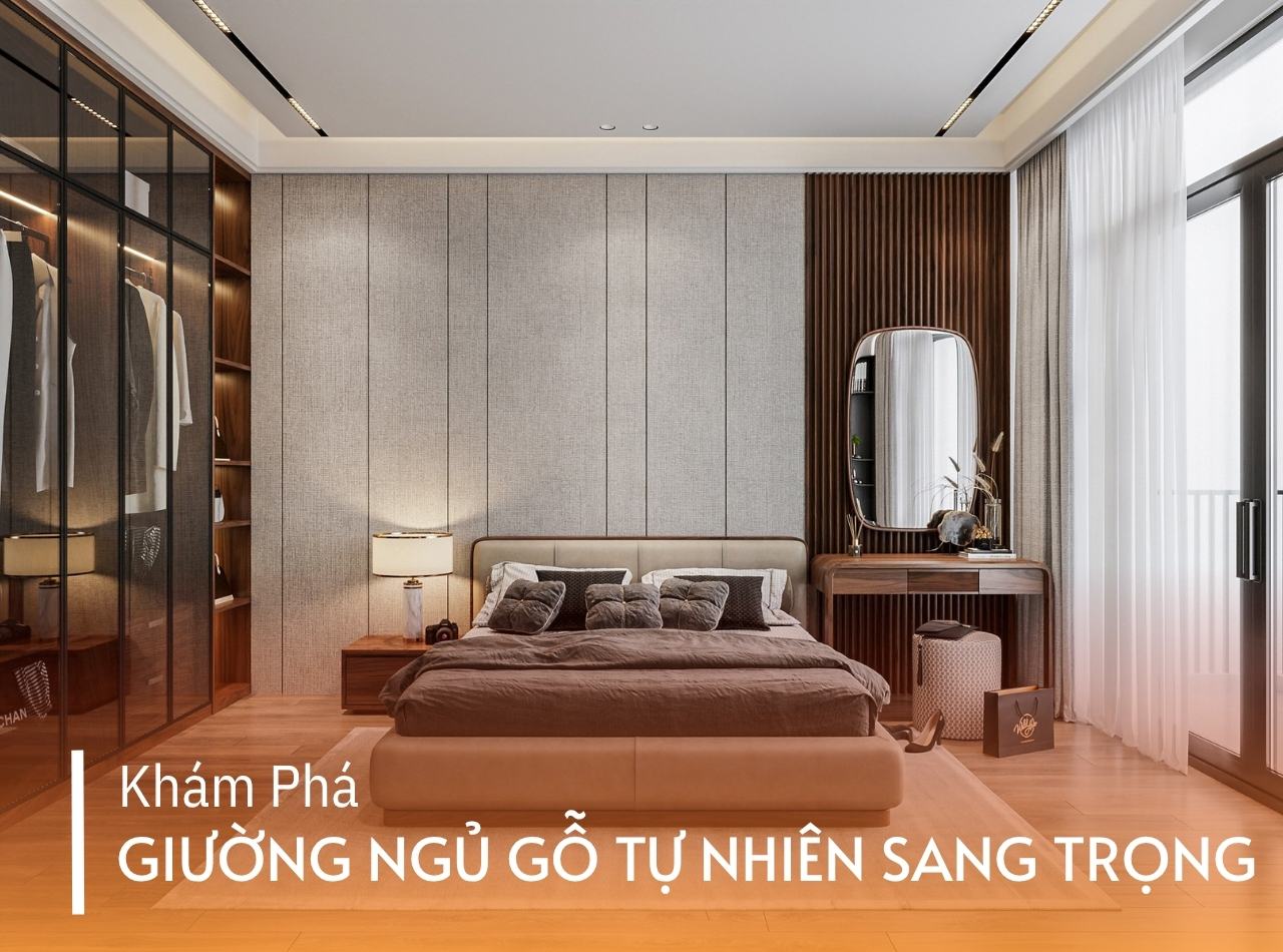 Mẫu Giường Ngủ Gỗ Tự Nhiên Đẹp Cho Không Gian Sống Hiện Đại