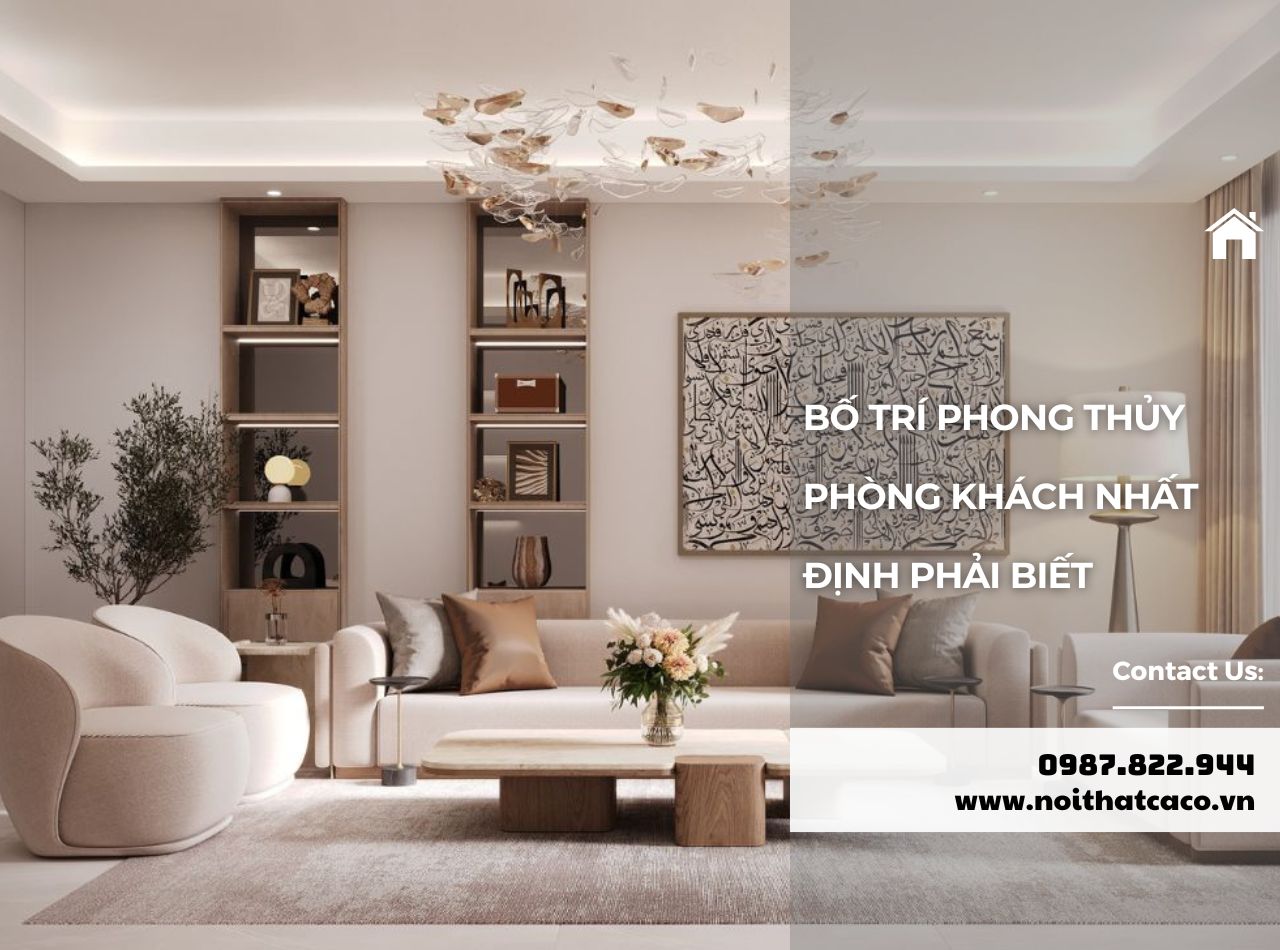 Những Điều Cần Biết Khi Thi Công Phòng Khách Phong Thủy