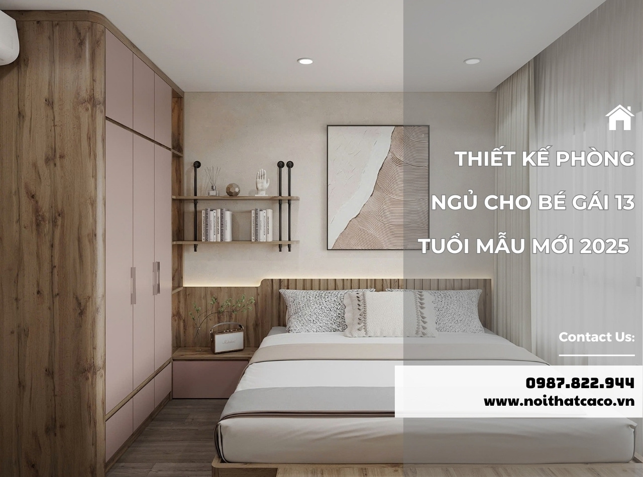 Sai lầm thường gặp khi thiết kế phòng ngủ cho bé gái 13 tuổi