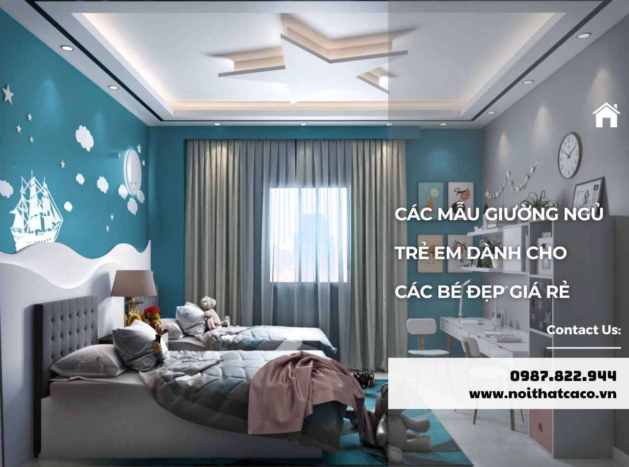 Tổng Hợp Giường Ngủ Trẻ Em Dành Cho Bé Trai, Bé Gái