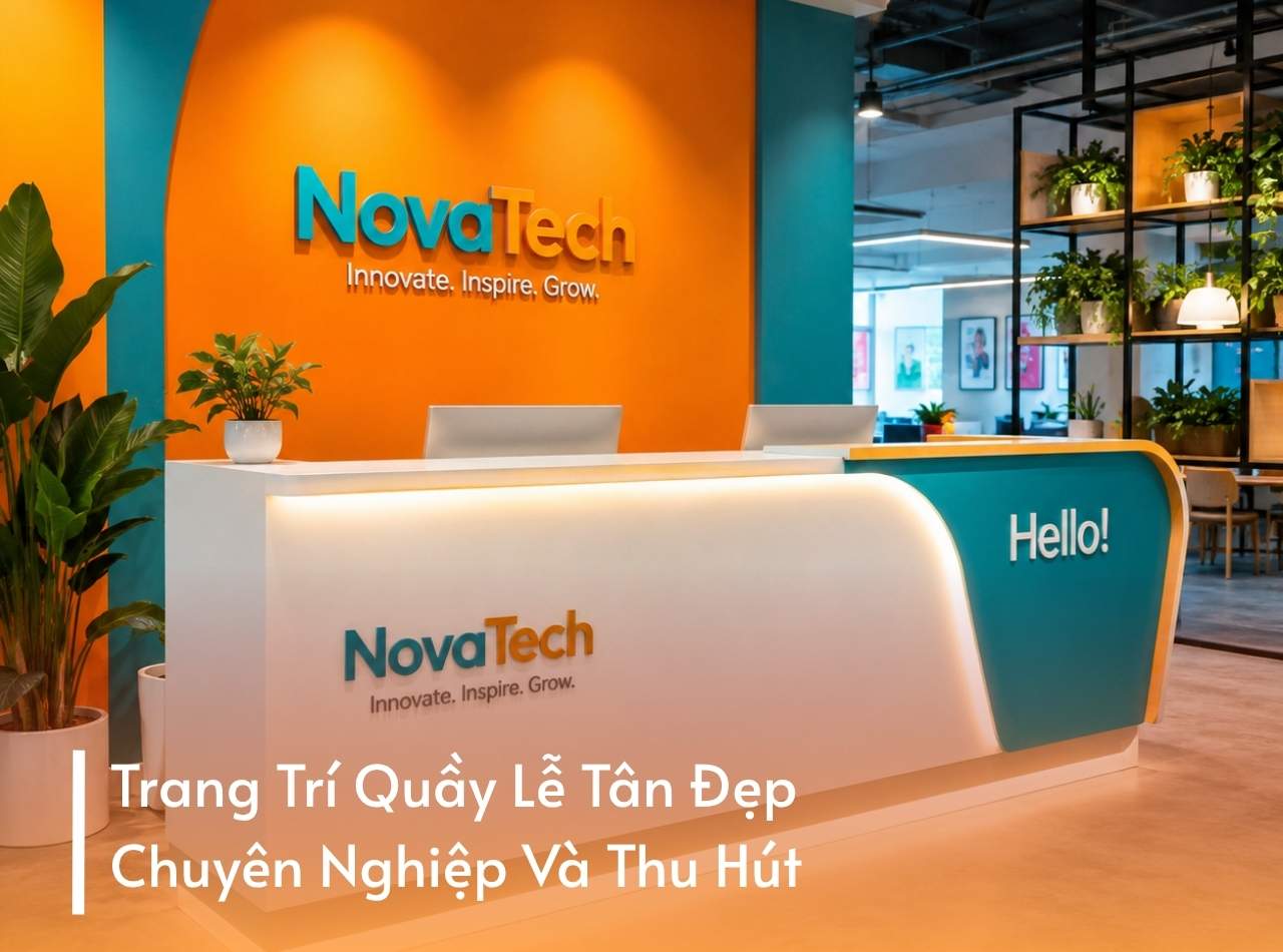 Trang Trí Quầy Lễ Tân Đẹp, Chuyên Nghiệp Và Thu Hút