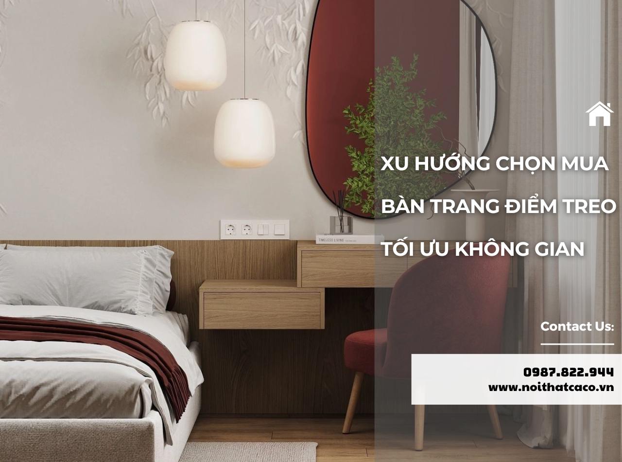 Xu Hướng Bàn Trang Điểm Treo Tối Ưu Không Gian Cho Mọi Nhà