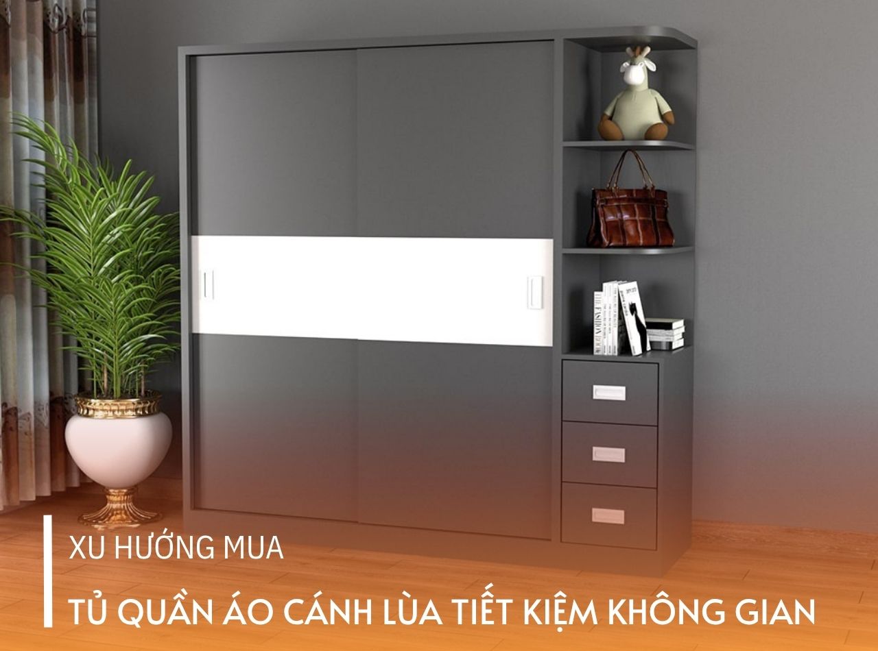 Xu Hướng Mua Tủ Quần Áo Cánh Lùa Tiết Kiệm Không Gian