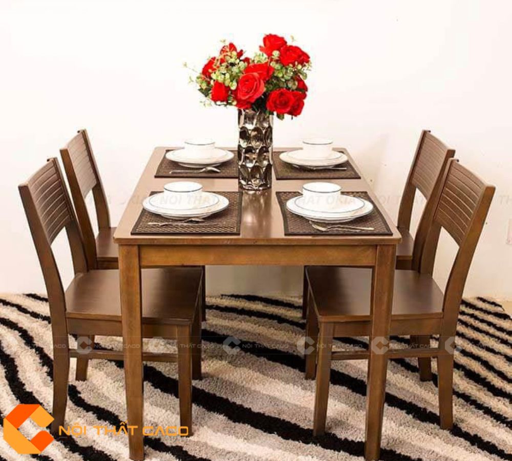 Bàn Ăn Gỗ Tự Nhiên BA047