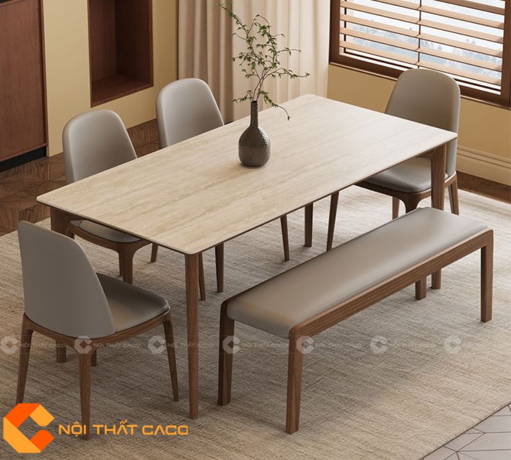 Bàn Ăn Gỗ Tự Nhiên BA048