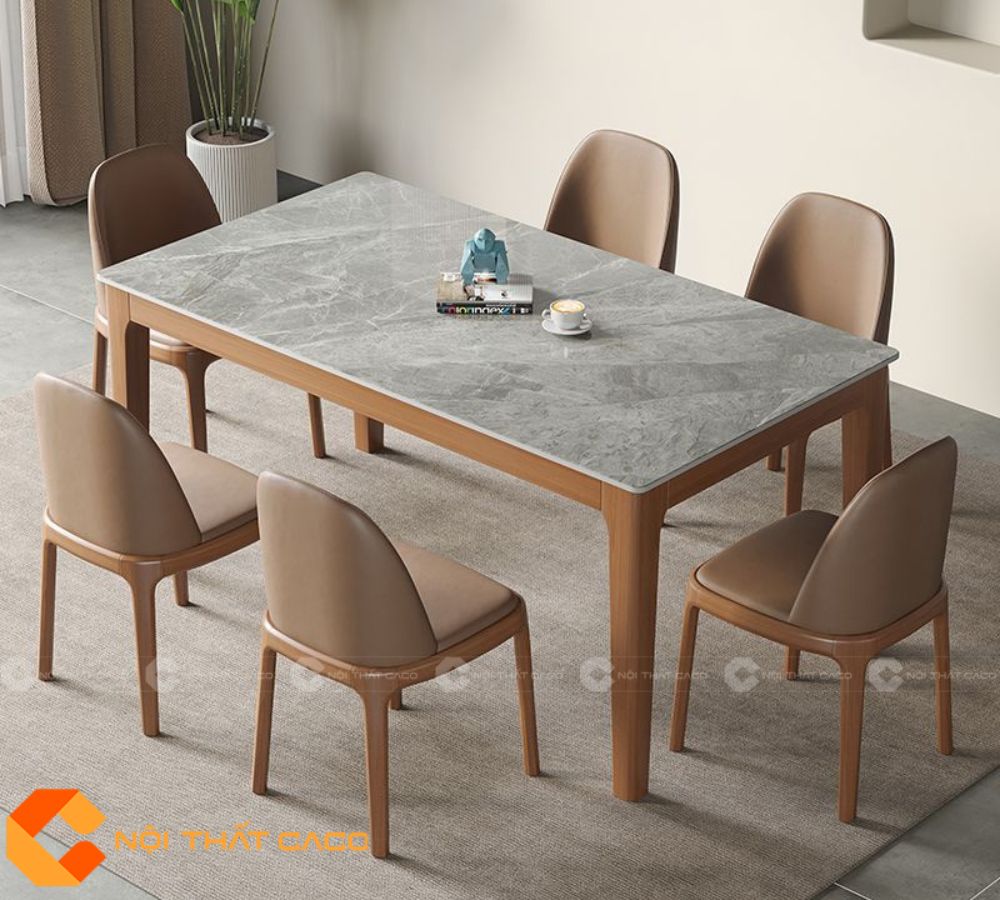 Bàn Ăn Gỗ Tự Nhiên BA049