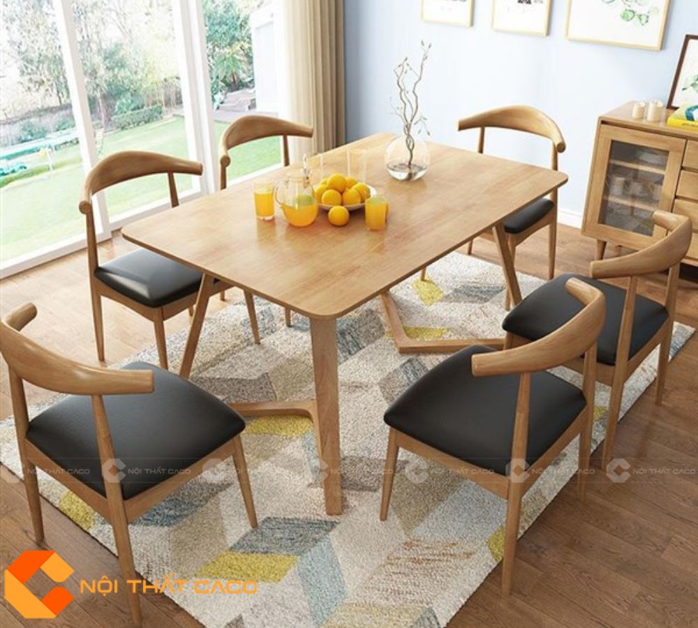 Bàn Ăn Gỗ Tự Nhiên BA055