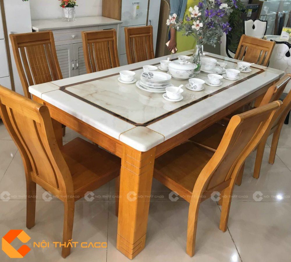 Bàn Ăn Gỗ Tự Nhiên BA056