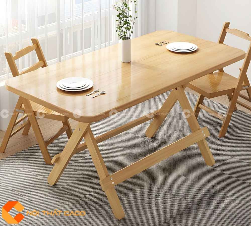 Bàn Ăn Gỗ Tự Nhiên BA073