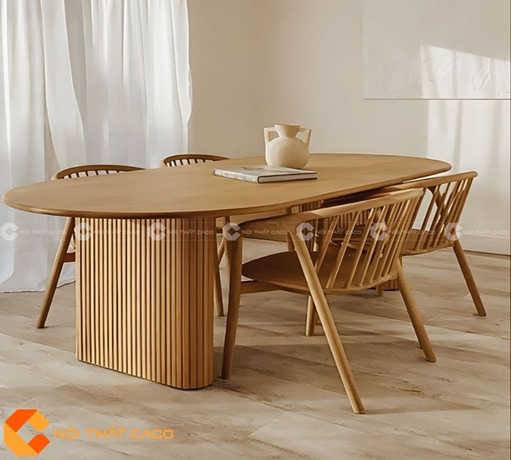 Bàn Ăn Gỗ Tự Nhiên BA075