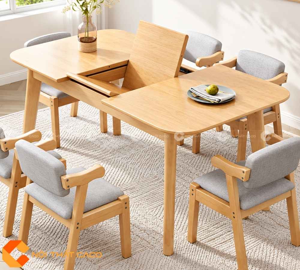 Bàn Ăn Gỗ Tự Nhiên BA078
